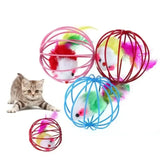 Cage Ball Toy For Cats & Dogs