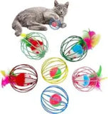 Cage Ball Toy For Cats & Dogs