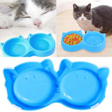 Cat Bowl Double Cat Face