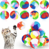 Cat Toy Balls pom pom 12 balls (Ab 414)