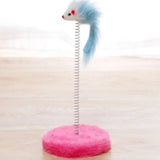 Cat Toy Mouse Spring with Scratcher