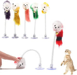 Cat Toy Mouse With Spring