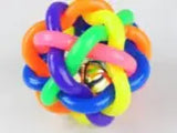 Dog Toy Multi Color Rubber Ball (AB324)