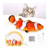 Fish Toy For Cats & Dogs With Catnip