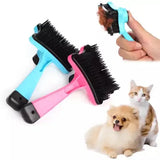 Pet Button Brush Plastic (AB 389)