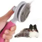 Pet Button Round Grooming Brush