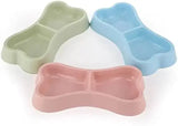 Pet Food Bowl Bone Shape