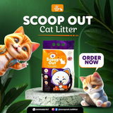 Scoop Out Cat Litter With Lavender Fragrance