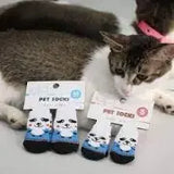 Cat Socks For Kittens & Adult Cats (Random Color)