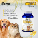 Remu Fish Oil For cats & Dogs (120 soft gel)