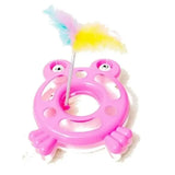 Cat Tower Track Toy Frog Shaped