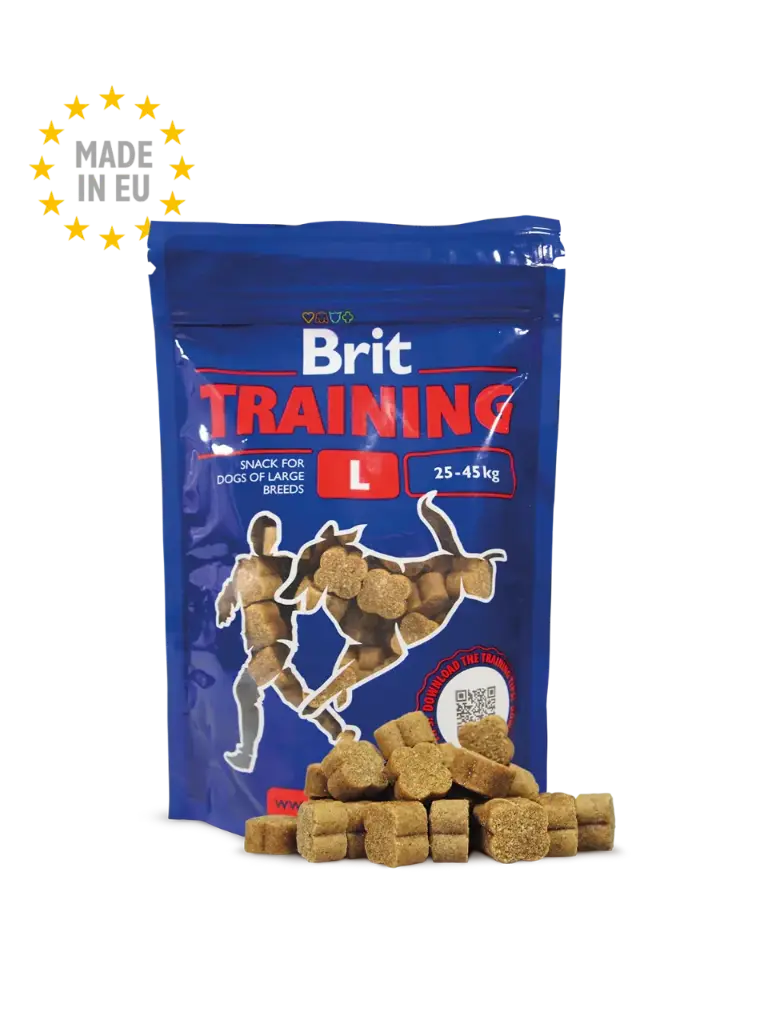 Brit Dog Training Treats (SNACKS FOR DOGS of LARGE BREEDS 25 - 45 KG)
