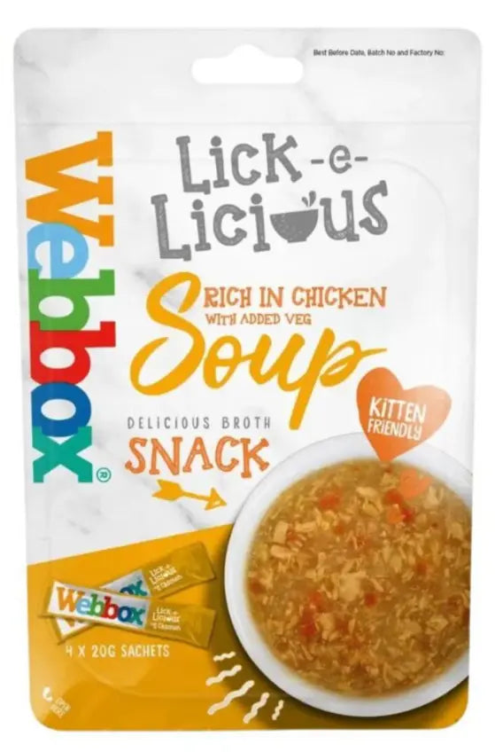 Webbox Cat Soup Snack (20g x 4)