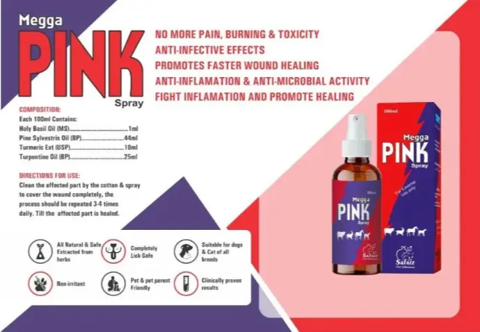 Mega Pink Spray 100ml