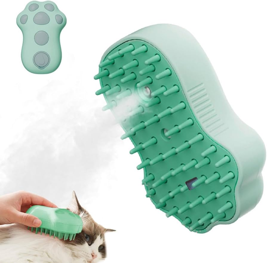 Steamer Grooming Brush Paw Shaped (AB 662)