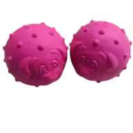 Puppy Teather Toy Ball Dog Face shaped (AB 303)