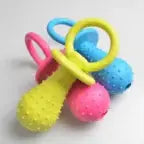 Puppy Teather Toy Pacifier Shaped