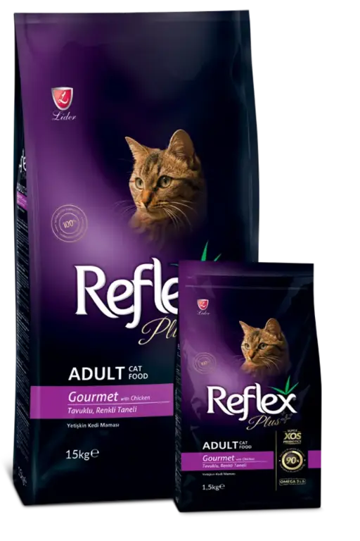 Reflex Plus Gourmet Adult Cat Food with Chicken