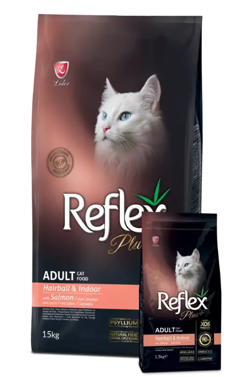 Reflex Plus Hairball Adult Cat Food with Salmon