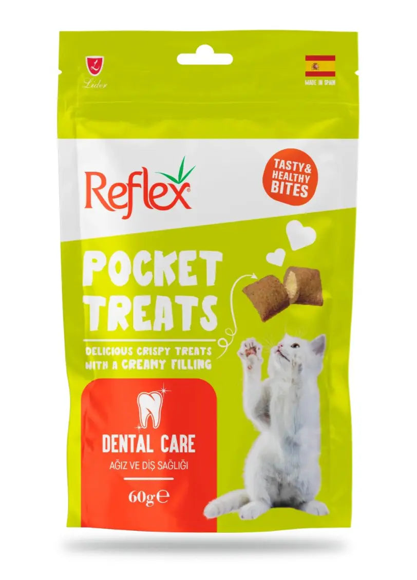 Reflex Pocket Treats / Cat Reward Food for Oral and Dental Health