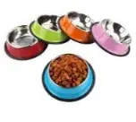 Steel Bowl Colorful For Pets (Cats & Dogs)